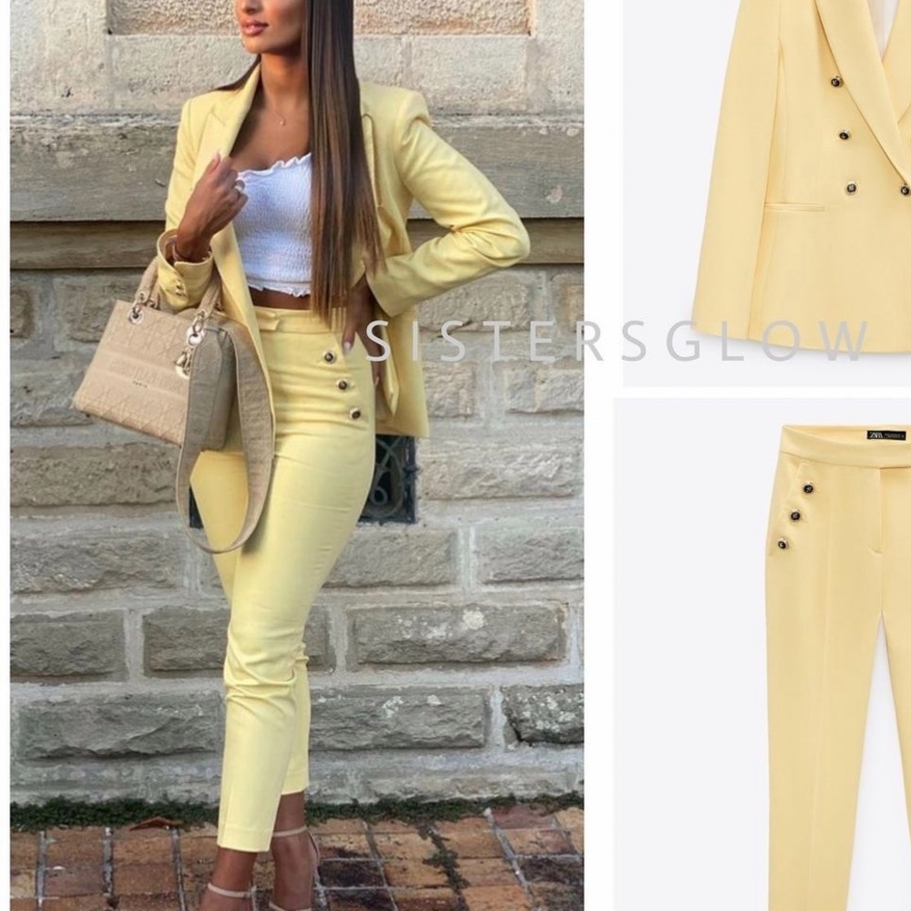 Zara Yellow Pants